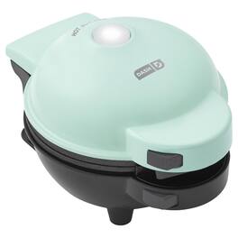DASH - 1 waffle Plastic Waffle Maker - Aqua