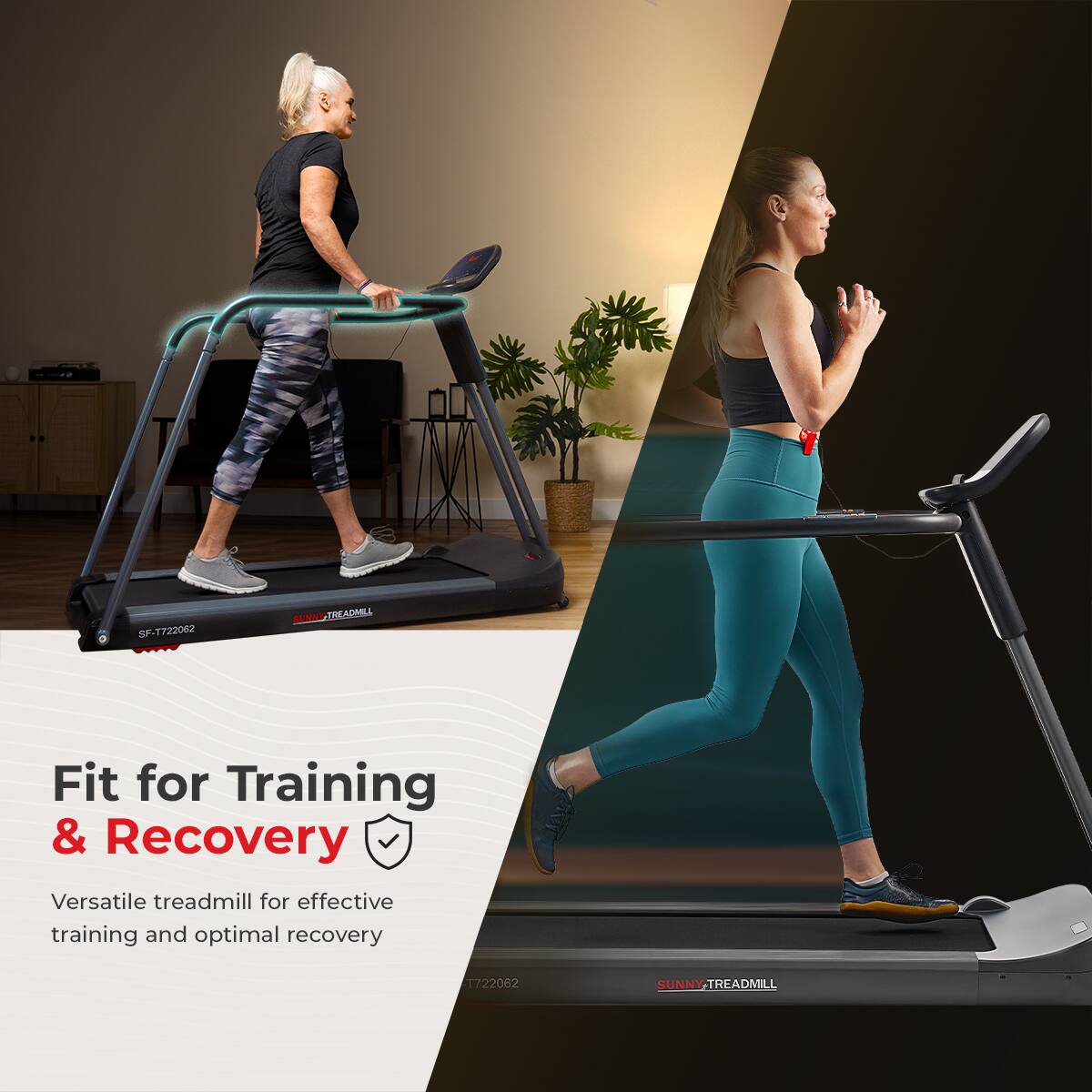SF-T722062, SUNNY TREADMILL, Fit for Training & Recovery, Versatile treadmill for effective training and optimal recovery, T722062 TREADMILL