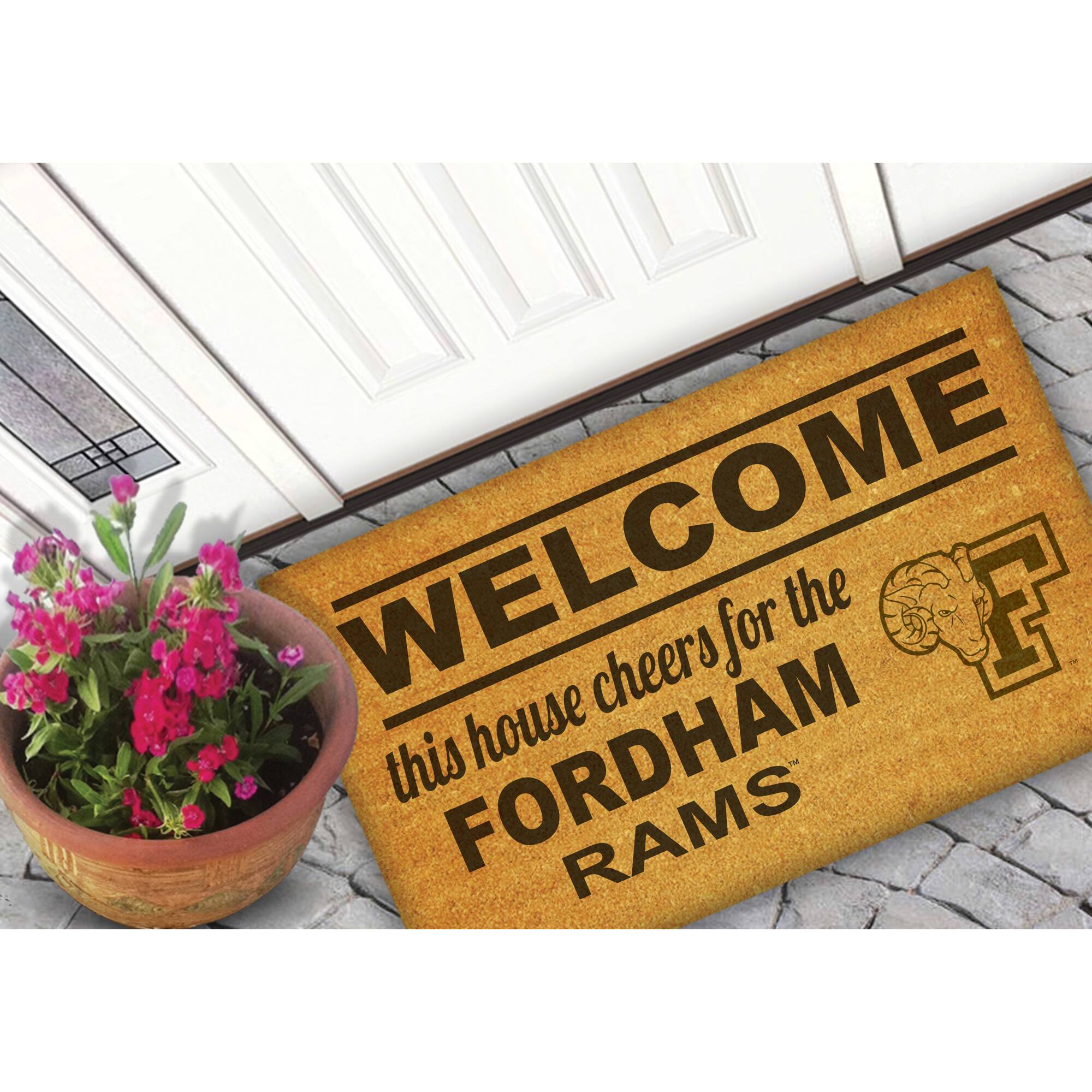 WELCOME  
this house cheers for the  
FORDHAM RAMS