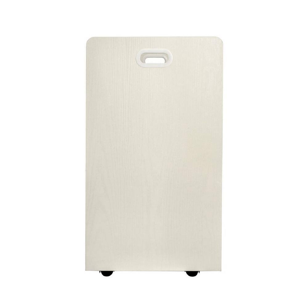 Left. AdirOffice - Blueprint Storage Wood 21-Slot Portable Roll File Cart - White.