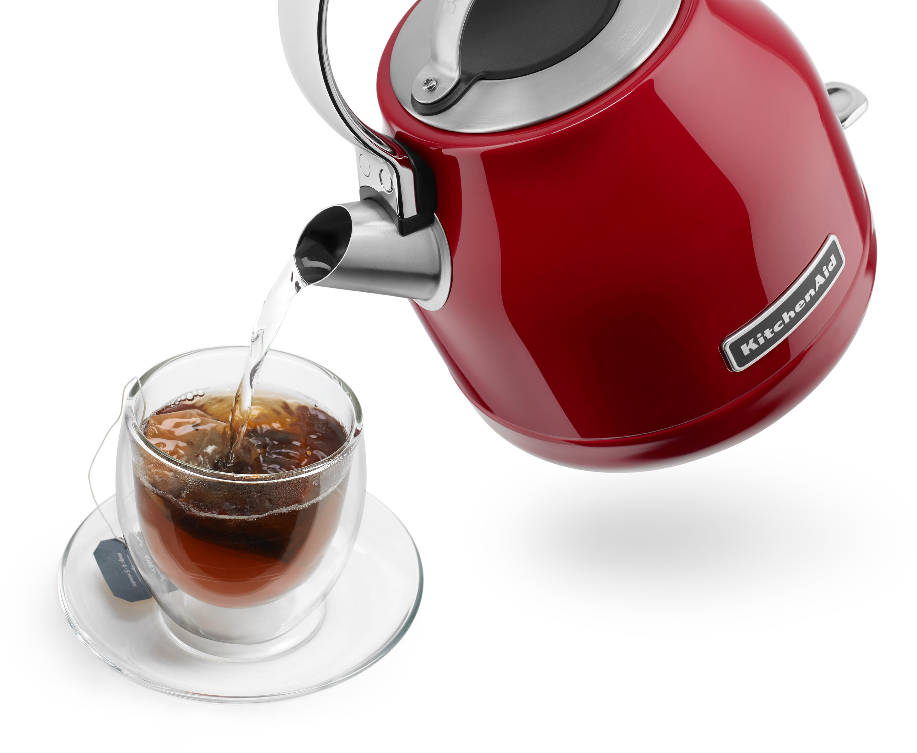 KitchenAid KEK1565ER Electric Dual-Wall Insulation Kettle, 1.5 L, Empire Red