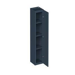 Boyel Living - 12-in W x 42-in H x 12-in D Shaker RTA Kitchen Wall Cabinet with Soft-Close - Charcoal Blue