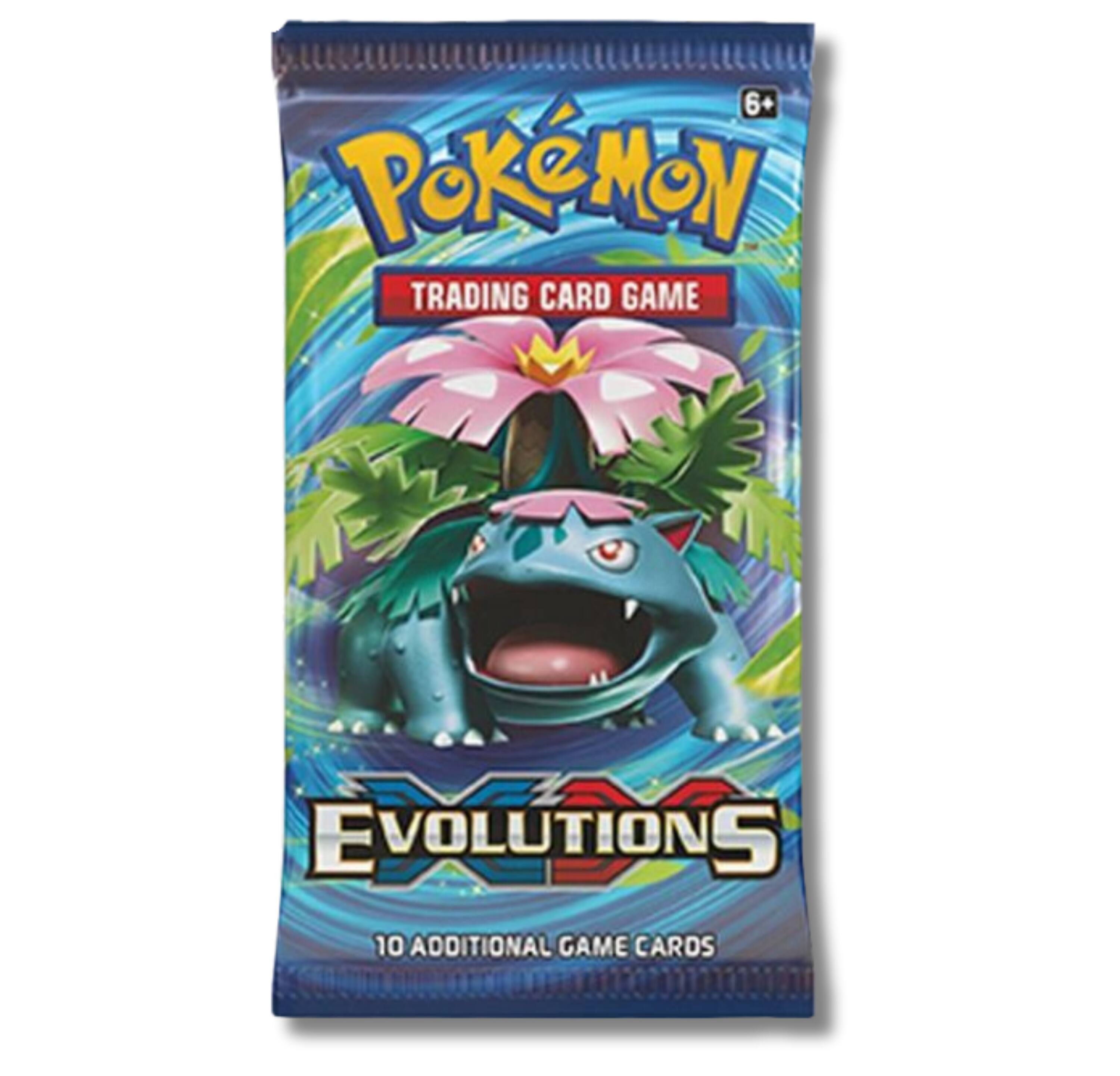 6 Pokémon Trading Card Game Evolutions 10 Additional Game Cards