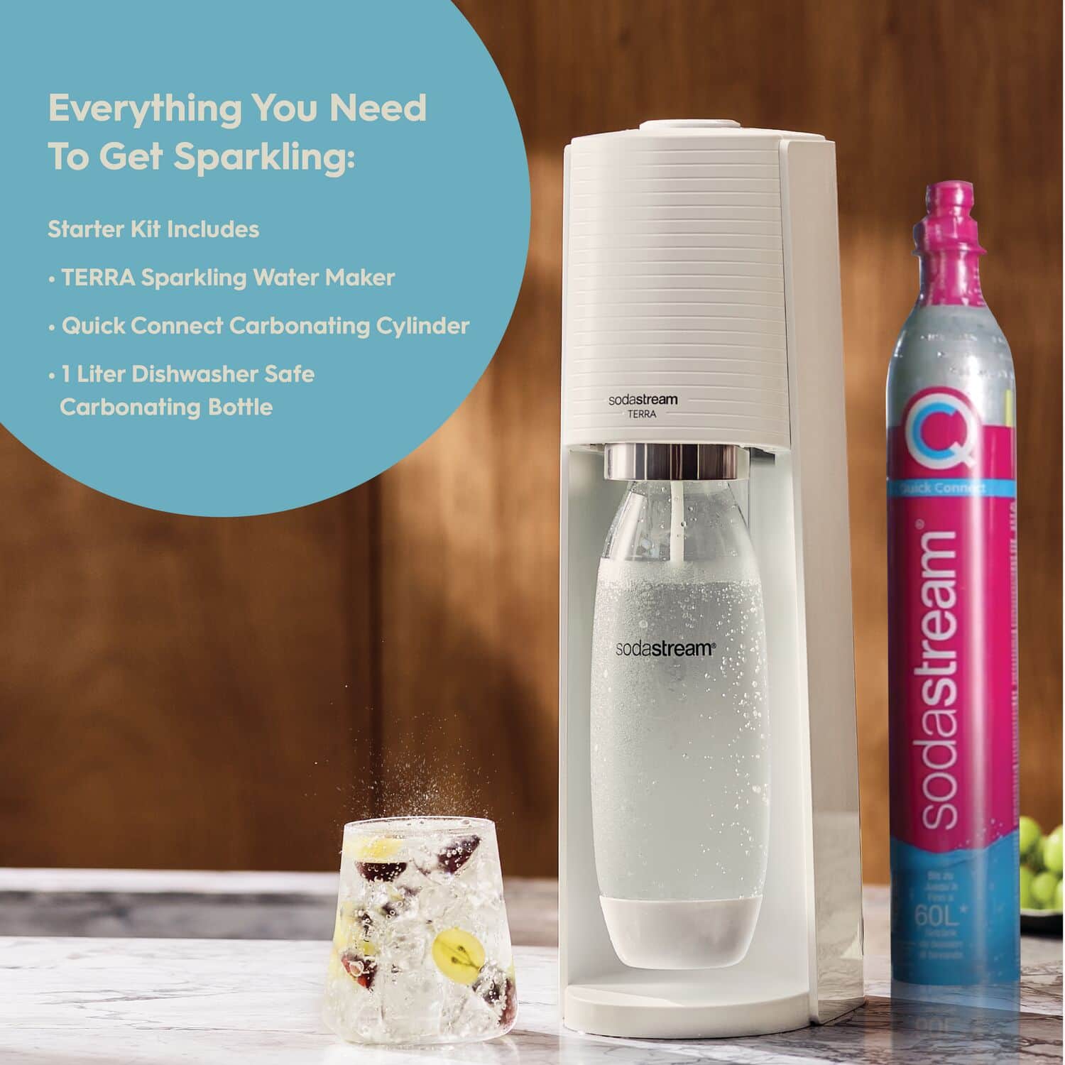 Alt View Zoom 15. SodaStream - Terra Water Maker Kit - White.