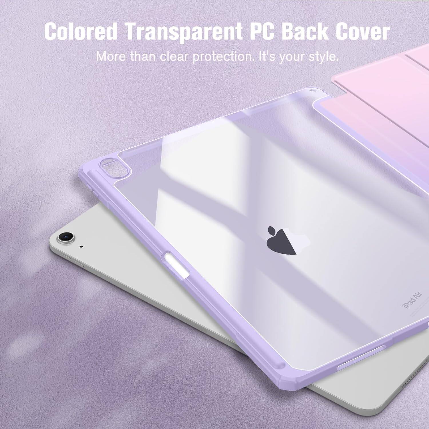 Colored Transparent PC Back Cover  
More than clear protection. It's your style.  
iPad Air