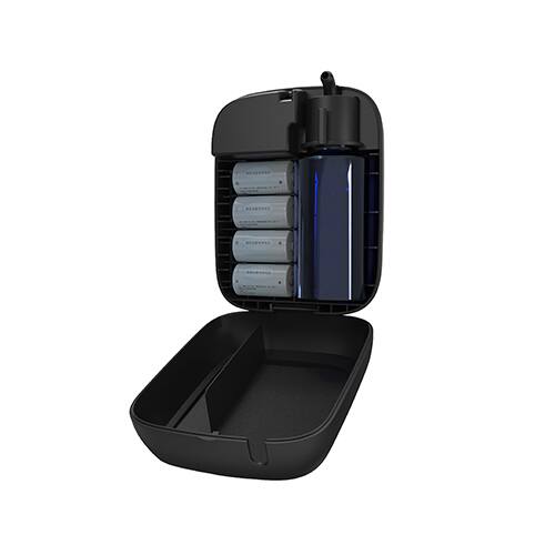 Back. Lume Cove - Auto Essential Oil Aroma Diffuser - Black.