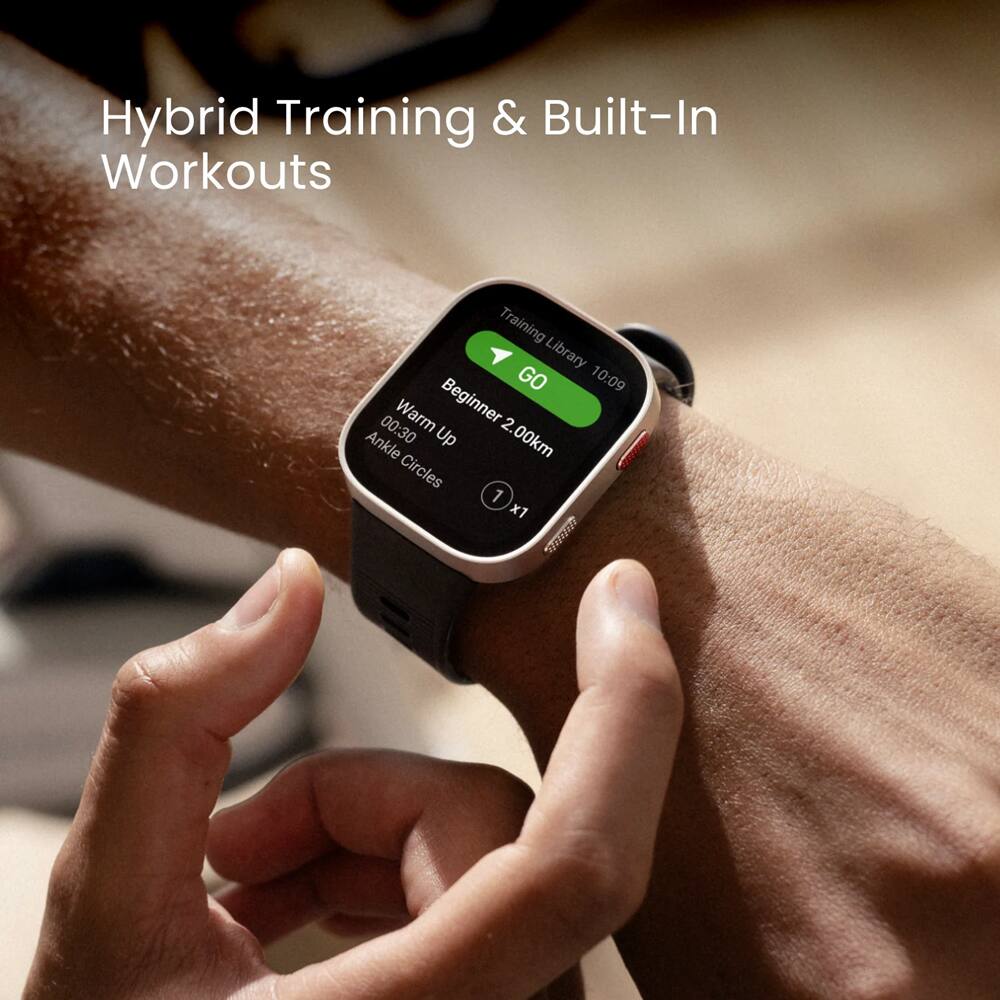 Hybrid Training & Built-In Workouts

Training Library GO 10:09

Beginner 2.00km

Warm Up 00:30

Ankle Circles 1 x1