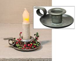 BreeBe - Teacup Candle Holder - Silver