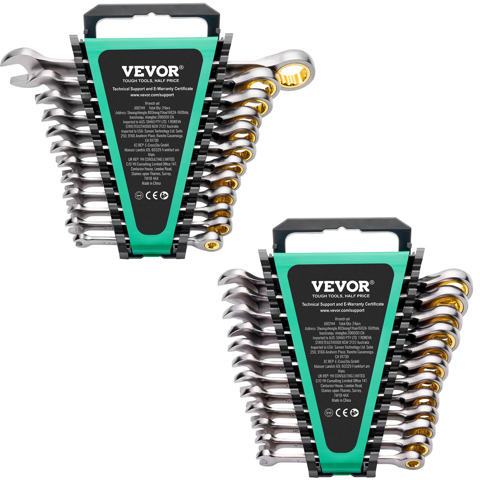 VEVOR  
TOUGH TOOLS. HALF PRICE  
Technical Support and E-Warranty Certificate  
www.vevor.com/support  

Wrench set 24 pcs  
Address: 10024H  
baokang, shanghai 201609, China  
Imported by USA SAV Technology Ltd, USA  
250, 1616 Wood St, 22102, Australia  
CA 91730  

EG REP Cross GmbH  
Manufaktur:  
C/O RPF CONSULTING LIMITED  
C/O RPF CONSULTING LIMITED  
C/O RPF CONSULTING LIMITED  
C/O RPF CONSULTING LIMITED  
C/O RPF CONSULTING LIMITED  
C/O RPF CONSULTING LIMITED  
C/O RPF CONSULTING LIMITED  
C/O RPF CONSULTING LIMITED  
C/O RPF CONSULTING LIMITED  
C/O RPF CONSULTING LIMITED  
C/O RPF CONSULTING LIMITED  
C/O RPF CONSULTING LIMITED  
C/O RPF CONSULTING LIMITED  
C/O RPF CONSULTING LIMITED  
C/O RPF CONSULTING LIMITED  
C/O RPF CONSULTING LIMITED  
