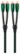Angle Zoom. AudioQuest - Evergreen 39.4' RCA-to-RCA Interconnect Cable - Black/Green.