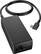 Front. HP - 45W AC Adapter - Black.