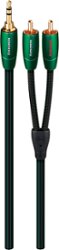 AudioQuest - Evergreen 6.6' 3.5mm-to-RCA Interconnect Cable - Green - Front_Zoom