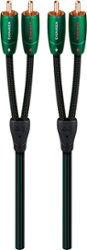 AudioQuest - Evergreen 9.8' RCA-to-RCA Interconnect Cable - Green - Front_Zoom