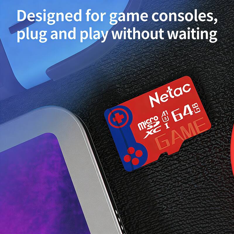 Designed for game consoles, plug and play without waiting

Netac Micro SDXC I GAME 64GB