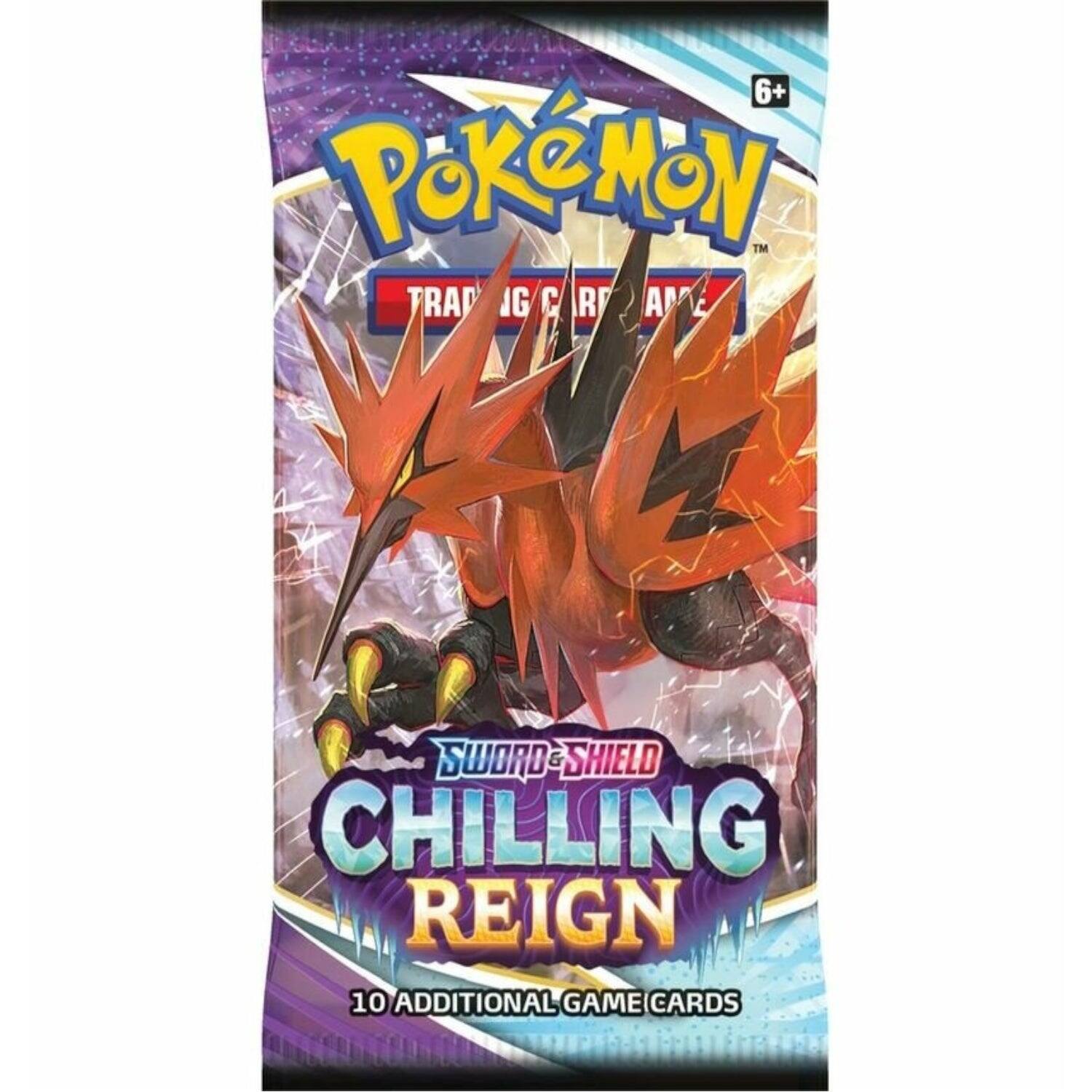 6+ Pokémon Trading Card Game Sword & Shield Chilling Reign 10 Additional Game Cards