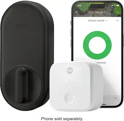 9:41
2530 Maple St.
FRONT DOOR
Unlocked
Phone sold separately.