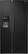 Front. Samsung - 24.5 Cu. Ft. Side-by-Side Refrigerator with Thru-the-Door Ice and Water - Black.