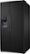 Left. Samsung - 24.5 Cu. Ft. Side-by-Side Refrigerator with Thru-the-Door Ice and Water - Black.