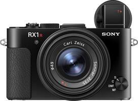 Sony - Cybershot RX1R II 42.4-Megapixel Digital Camera - Black - Front_Zoom