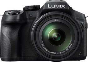 Panasonic - LUMIX FZ300 1/2.3-inch 12.1-Megapixel Sensor Point and Shoot Digital Camera with LEICA DC 24X F2.8 Zoom Lens - Black - Front_Zoom