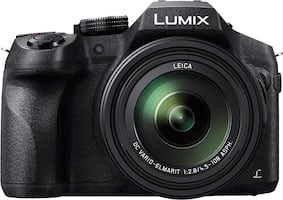 Panasonic - LUMIX 12.1-Megapixel Digital Camera - Black - Front_Zoom