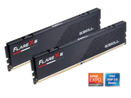 G.SKILL - Flare X5 128GB (2 x 64GB) 288-Pin PC RAM DDR5 6000 (PC5 48000) Desktop Memory Model F5-6000J3644D64GX2-FX5 - Black