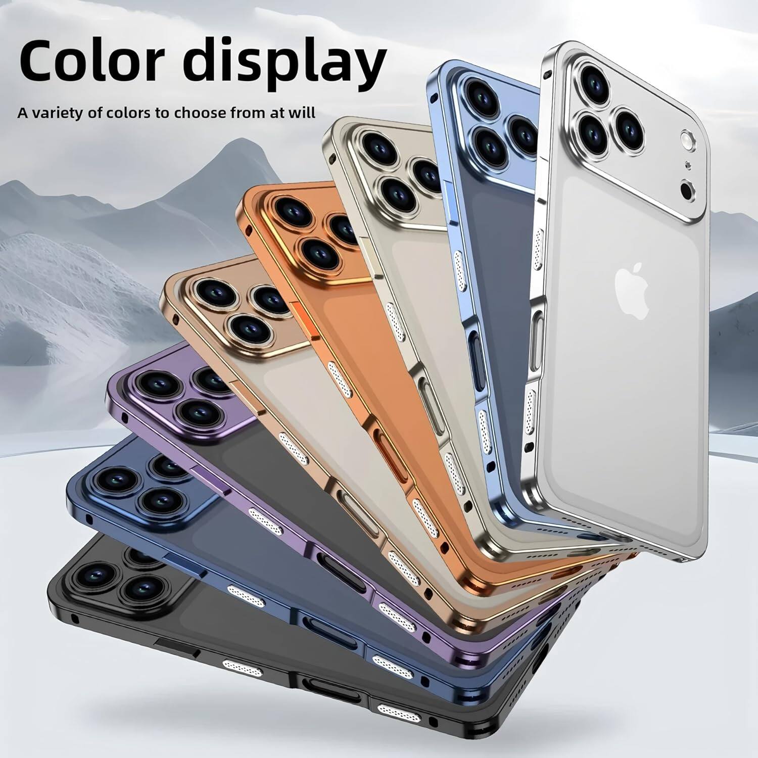 Color display  
A variety of colors to choose from at will