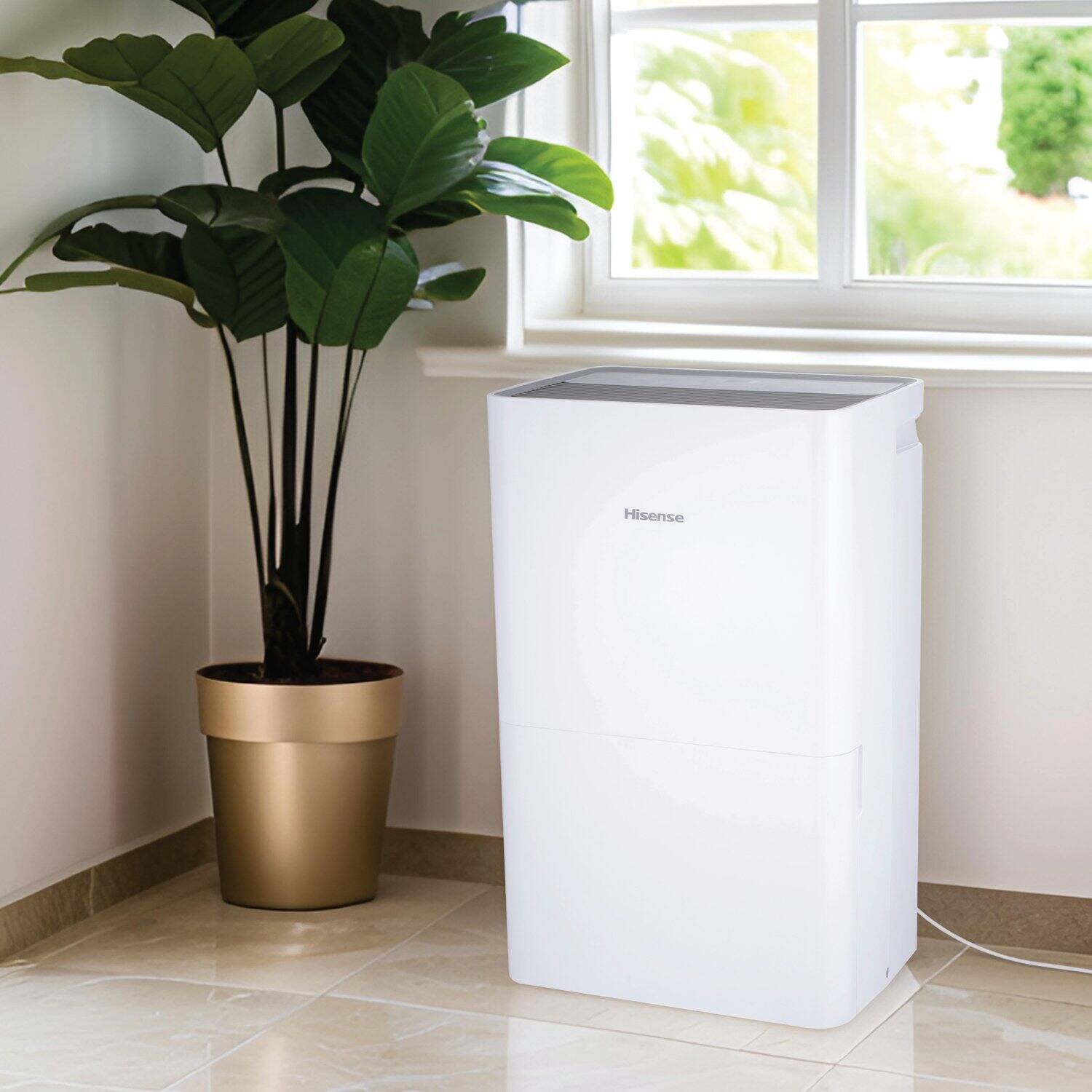 Alt View 24. Hisense - Hisense 50 Pint Dehumidifier - White.