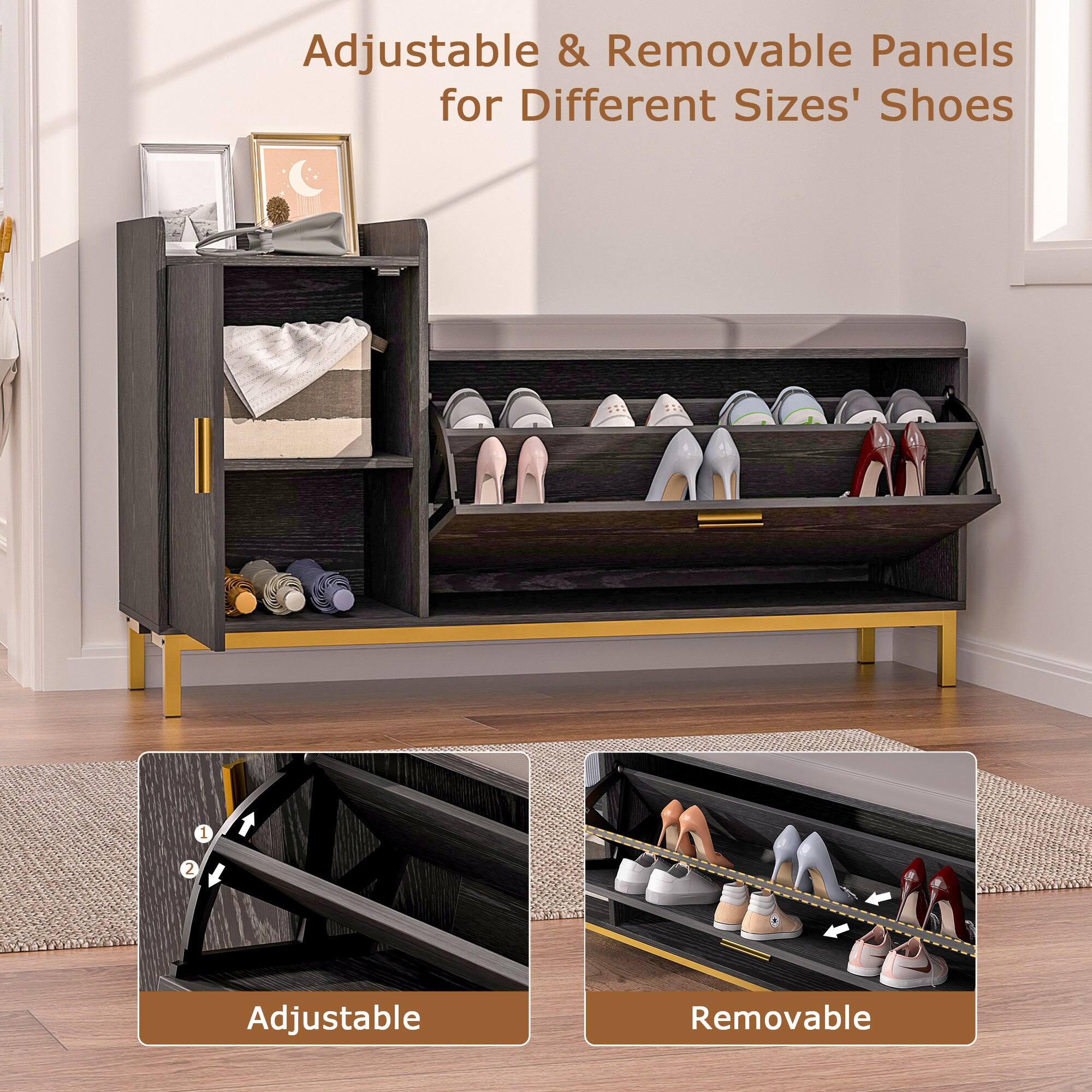 Adjustable & Removable Panels for Different Sizes' Shoes

Adjustable

Removable