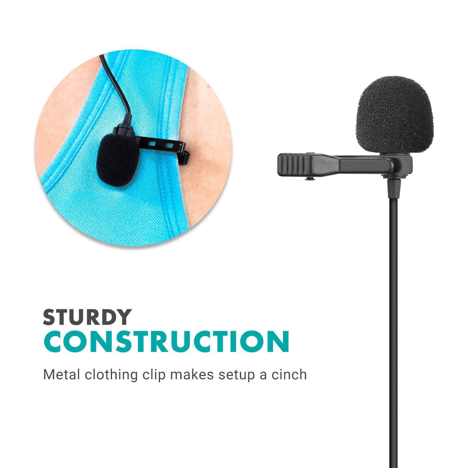 STURDY CONSTRUCTION  
Metal clothing clip makes setup a cinch