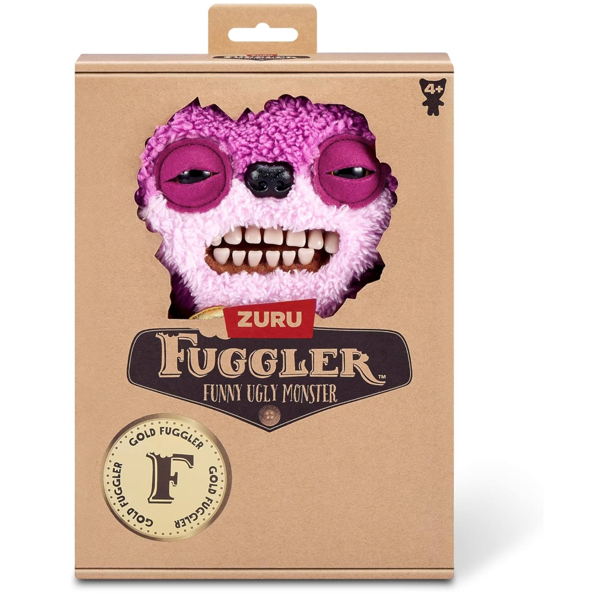 4+ ZURU FUGGLER™ FUNNY UGLY MONSTER GOLD FUGGLER