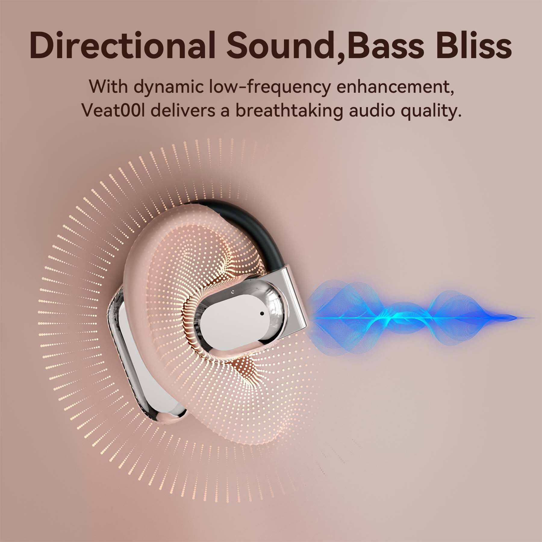 Directional Sound, Bass Bliss

With dynamic low-frequency enhancement, Veat001 delivers a breathtaking audio quality.