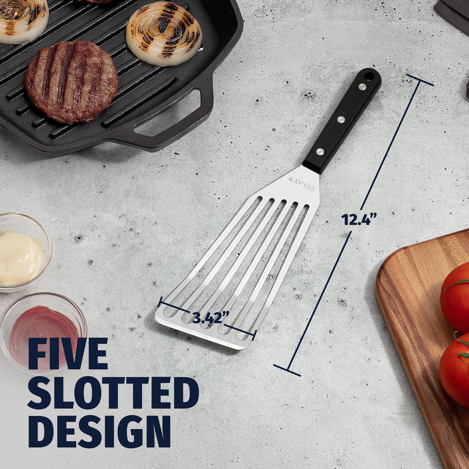 ZULAYX  
12.4" x 3.42"  
FIVE SLOTTED DESIGN