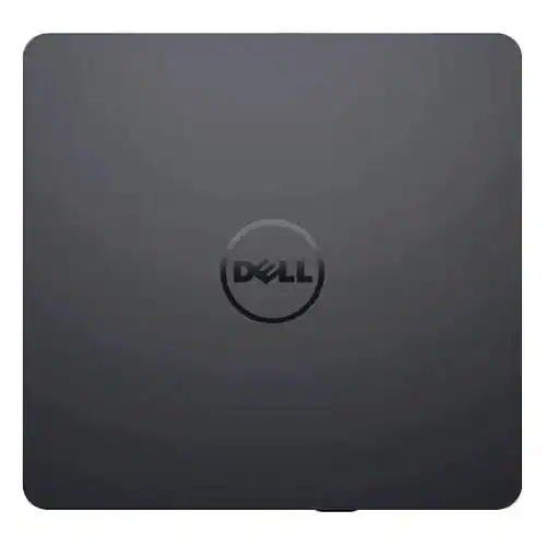 Front. Dell - USB Slim DVD+/- RW Drive - Plug and Play - DW316 - Black.