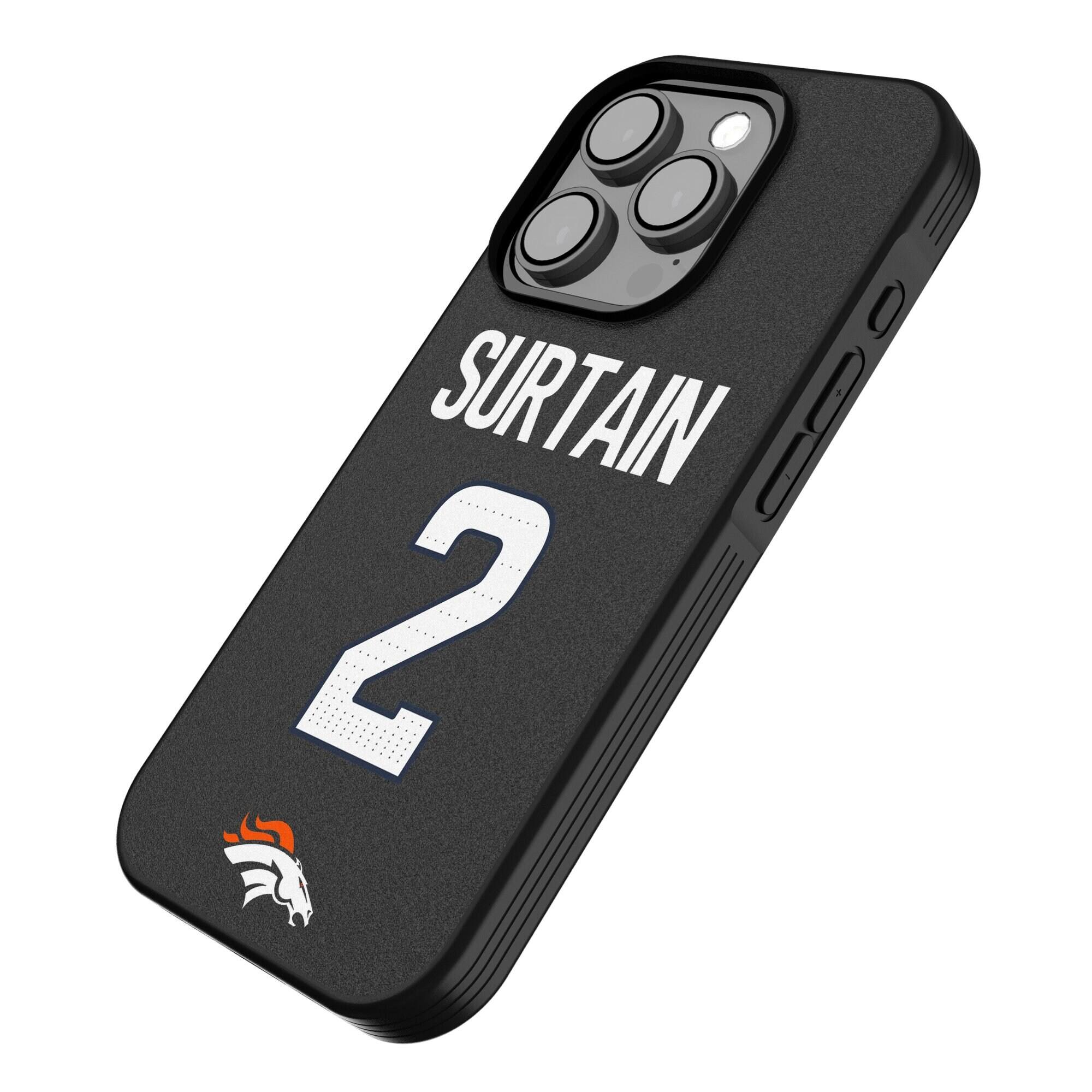 Alt View 1. Keyscaper - Patrick Surtain II iPhone Bump Case - 15 - Black.