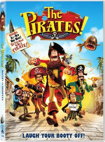 Front. The Pirates!: Band of Misfits   - DVD.