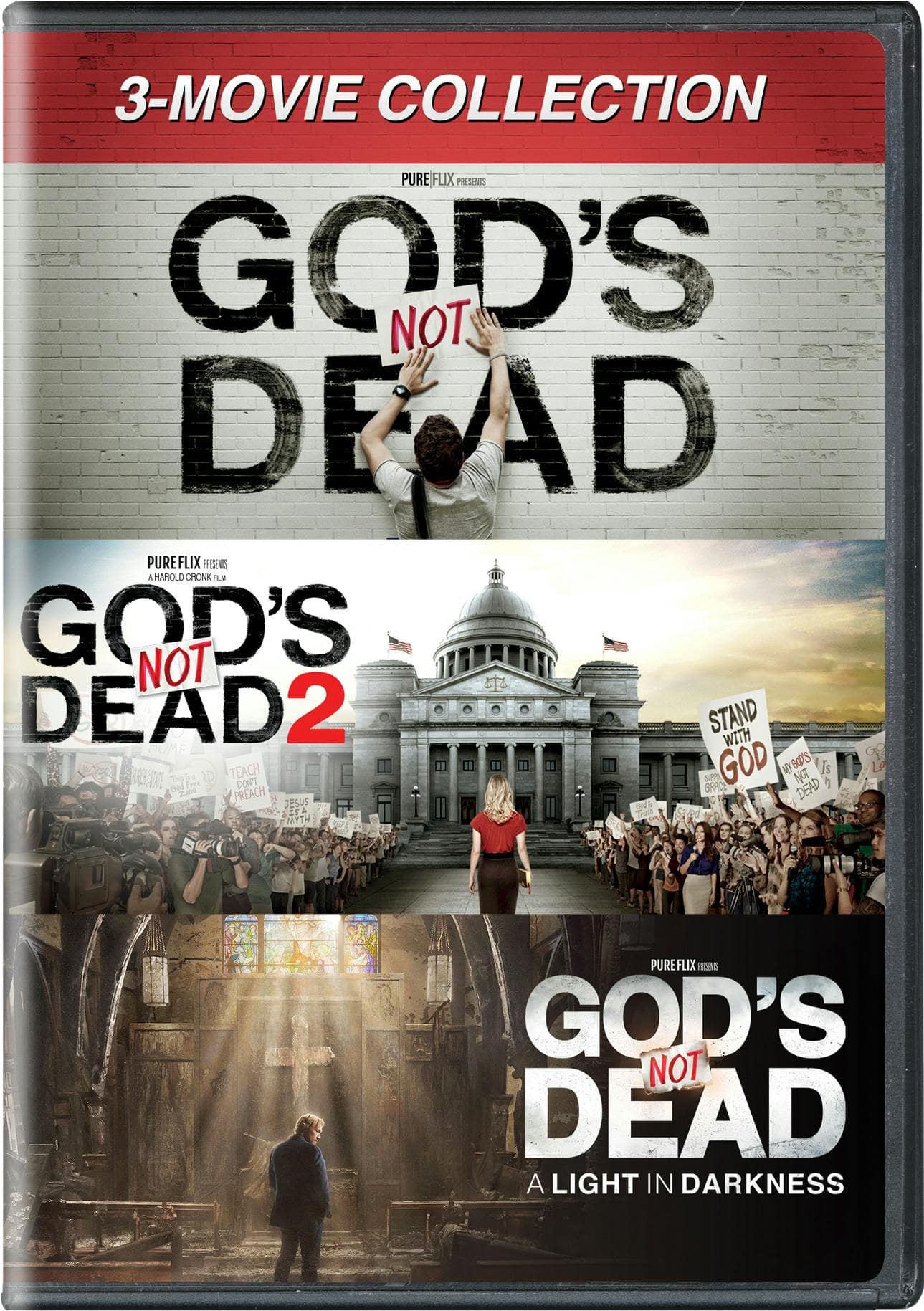 Front. God's Not Dead: 3-movie Collection (DVD Triple Feature) [DVD].