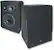 Front Detail. KLH - 8" 3-Way Bookshelf Speakers - Black.