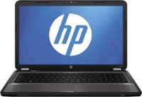 Front Standard. HP - 17.3" Pavilion Notebook - 6 GB Memory - 640 GB Hard Drive - Charcoal Gray.