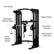 Left. Centr - Centr 3 Home Gym - Black.
