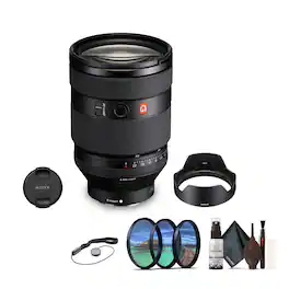 Bundle - Sony - G Master FE 28-70mm f/2 GM Lens (Sony E) + Lens Filter Kit + Cleaning Kit + More - Black