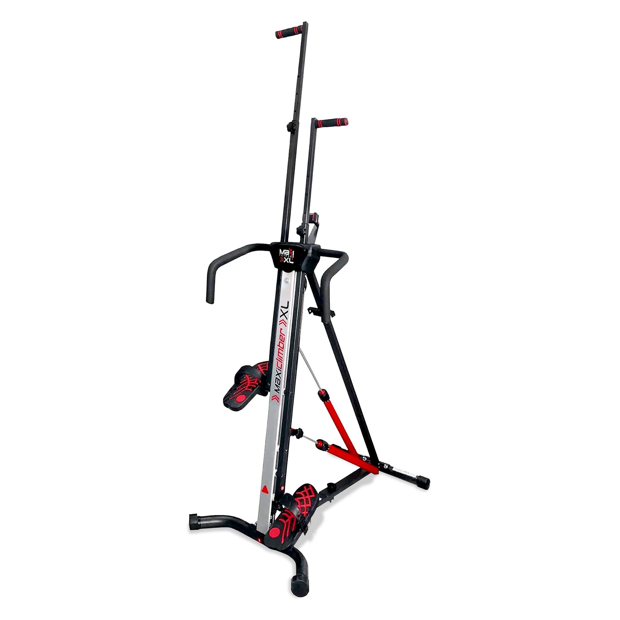 MaxiClimber - Vertical Climber Exerise Machine, Home Gym Workout Equipment, XL-200 - Red