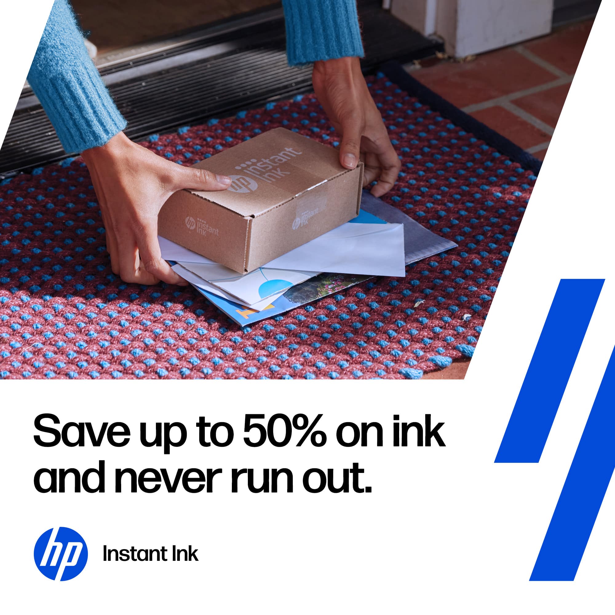 Save up to 50% on ink and never run out.
hp Instant Ink