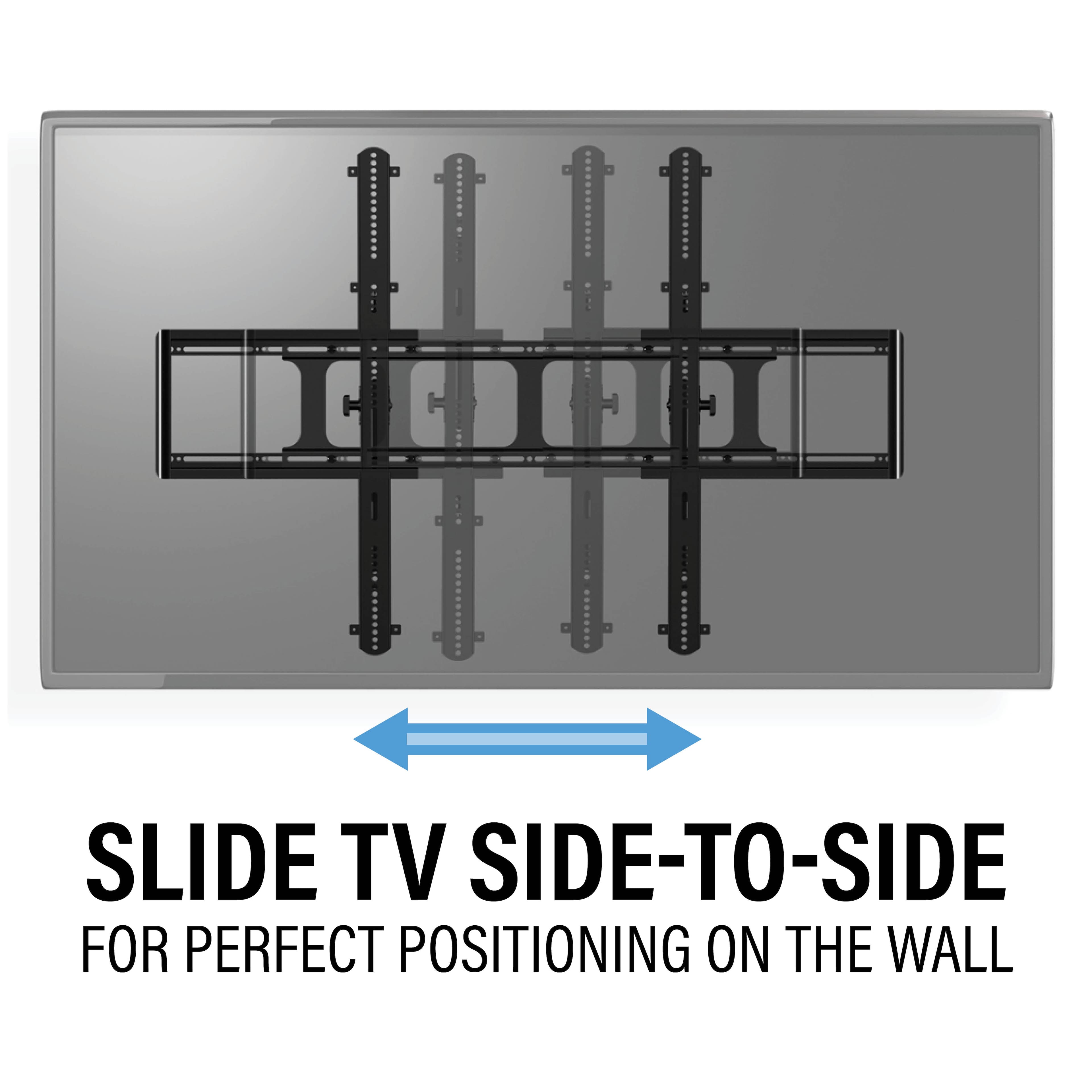 IGIEIE SLIDE TV SIDE-TO-SIDE FOR PERFECT POSITIONING ON THE WALL