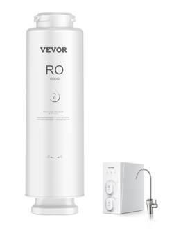 VEVOR - Reverse Osmosis System, 600 GPD 10-stage Reverse Osmosis Water Filter Replacement, RO Filter Cartridge for 24 Months - White