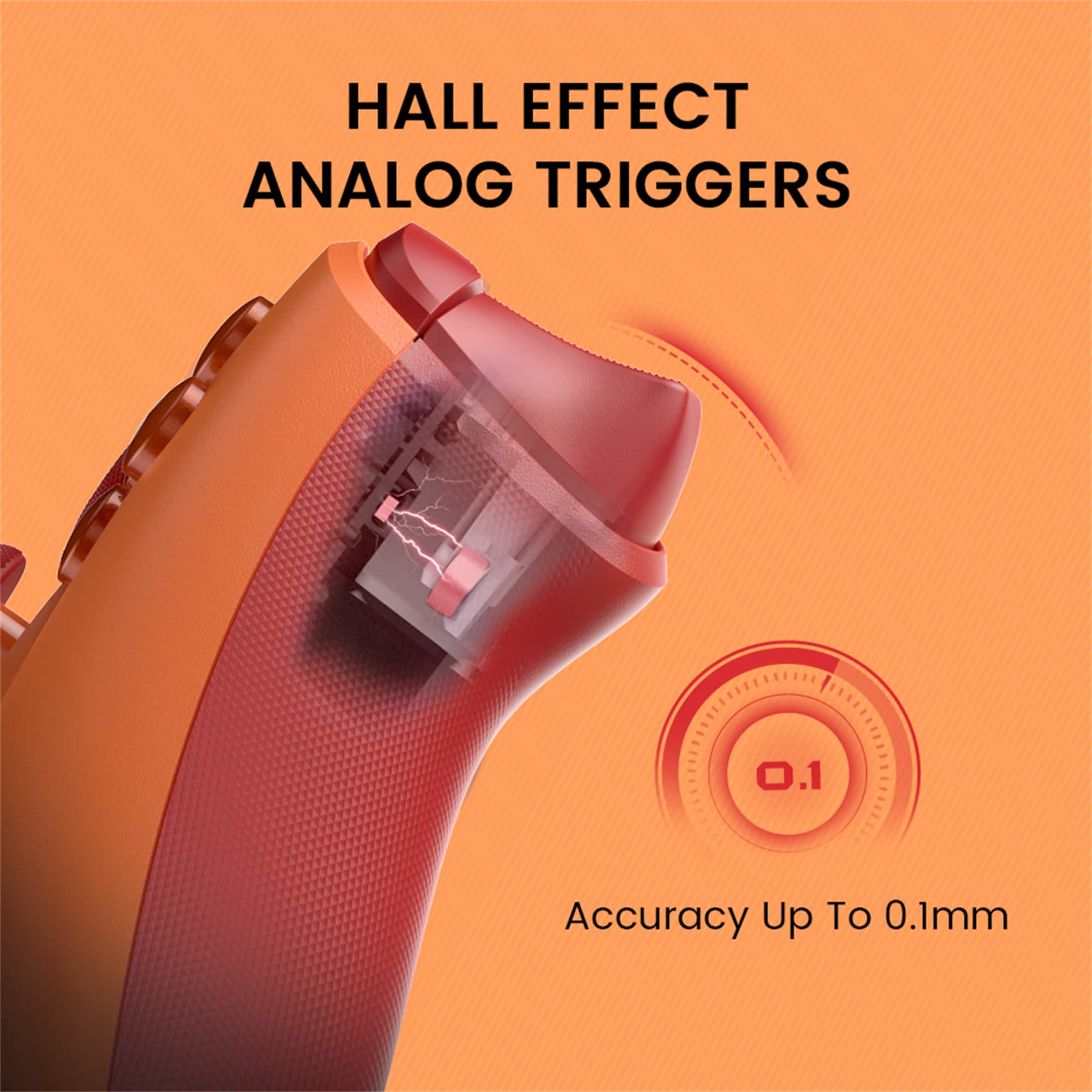 Hall Effect Analog Triggers O.1 Accuracy Up To 0.1mm