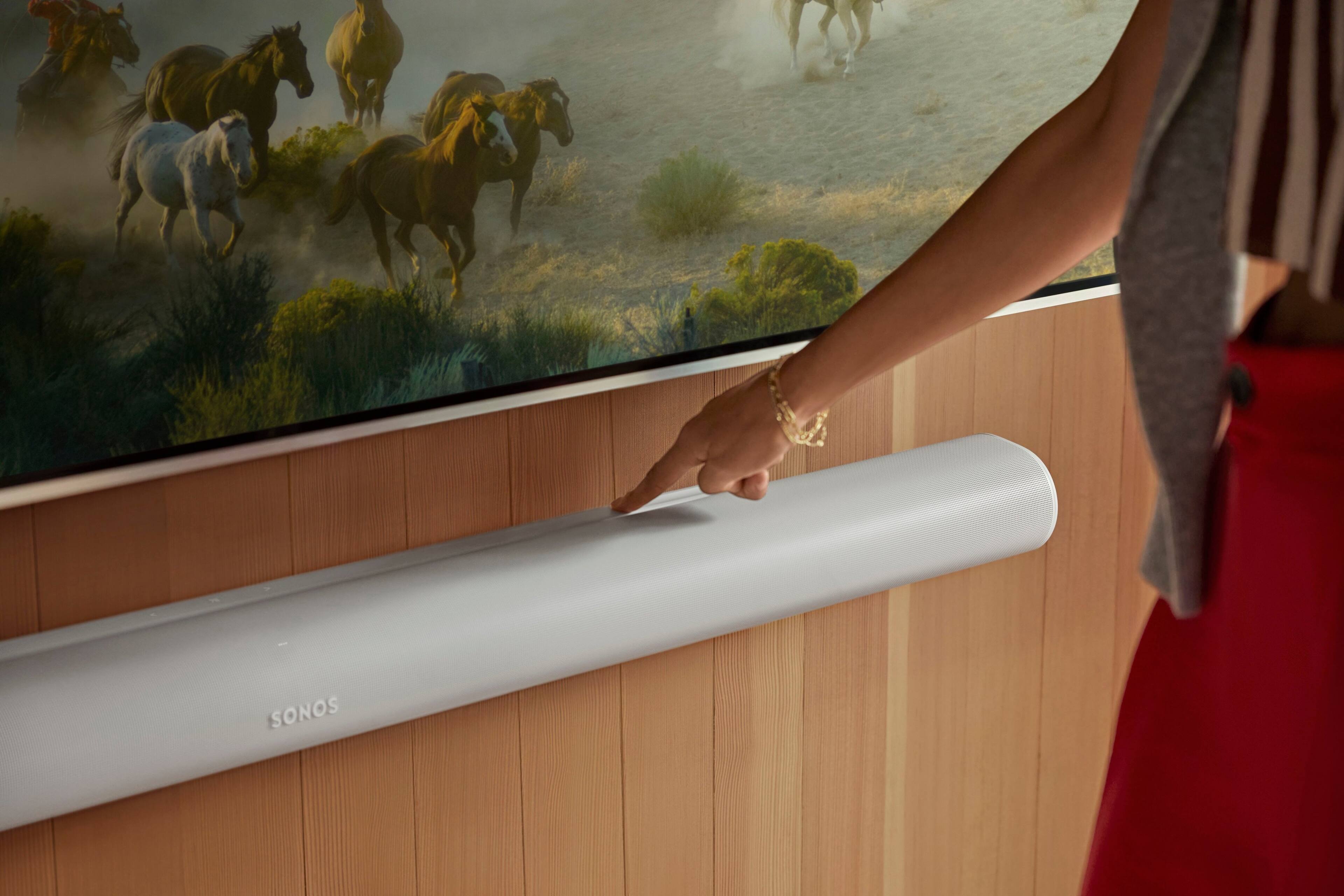 Alt View 16. Sonos - Arc Ultra 9.1.4 Channel Smart Soundbar with Dolby Atmos - Black.