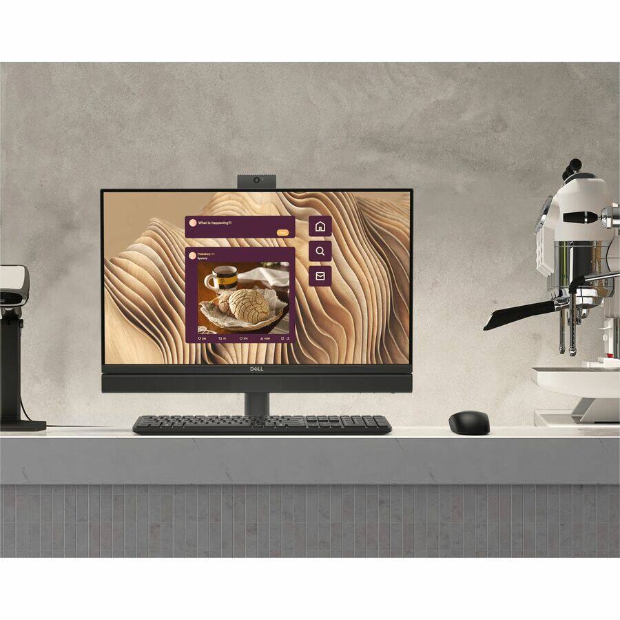 DELL - All-in-One EC27250 Intel Core I5-1334U Monitor 23.8" FHD RAM 16GB DDR5 SSD 512GB Iris Xe Windows 11 Pro Bianco