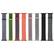Back. StrapsCo - Everyday Comfort Nylon Watch Band For Apple Watch - 40mm/41mm/42mm - Red & Grey.