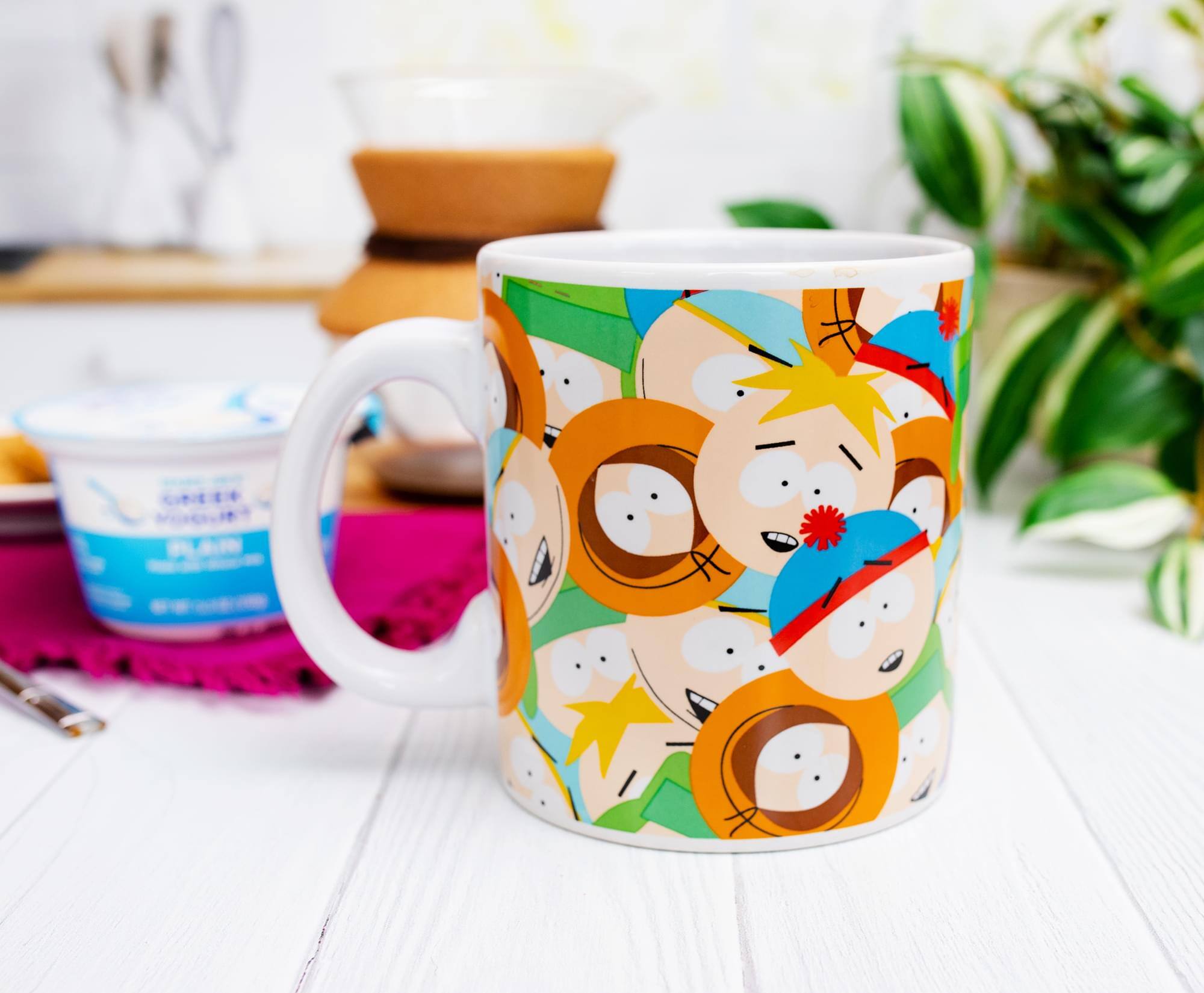 Alt View 4. Silver Buffalo - South Park Character Faces Ceramic Mug | Holds 20 Ounces - Orange.